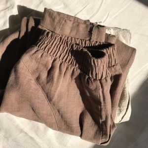 Cedar and Vine Heavy Linen Trousers